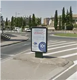 Pack Máximo Impacto · Mupi en Las Miguelas (Huesca) Pack de máximo impacto con mupis en Huesca en rotondas y zonas de alta visibilidad